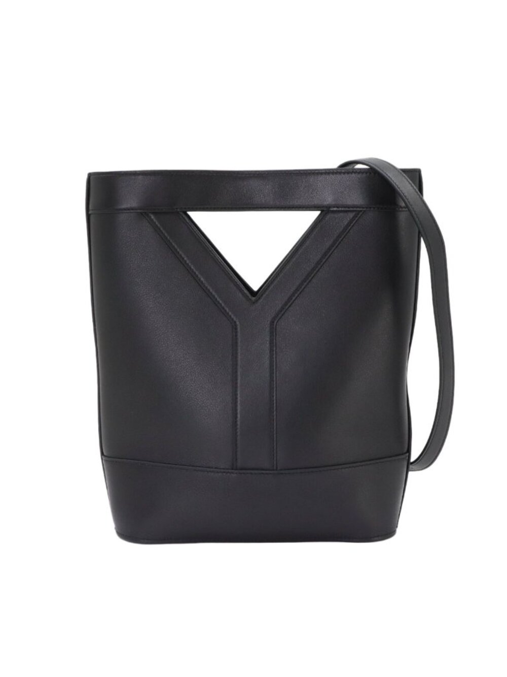 Saint Laurent Bucket Small 2-Way Bag Leather Black